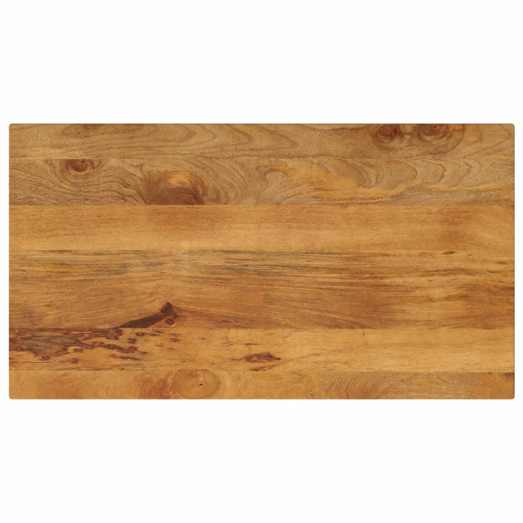 vidaXL Tischplatte 100x70x3,8 cm Rechteckig Massivholz Mango