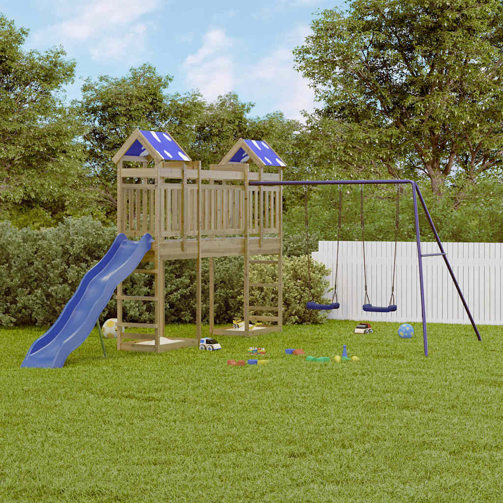 vidaXL Spielturm Imprägniertes Kiefernholz