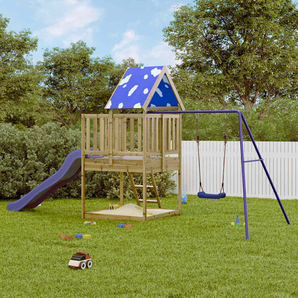 vidaXL Spielturm Imprägniertes Kiefernholz