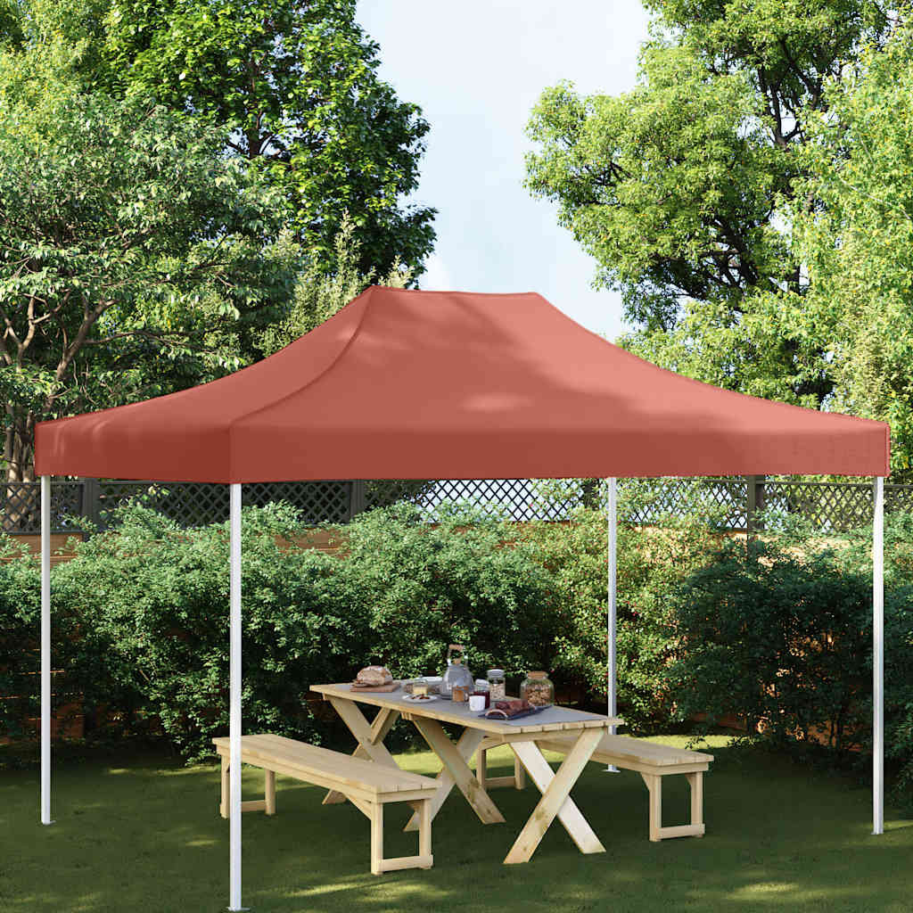 vidaXL Partyzelt-Dach 4,5x3 m Terrakotta-Rot 270 g/m²