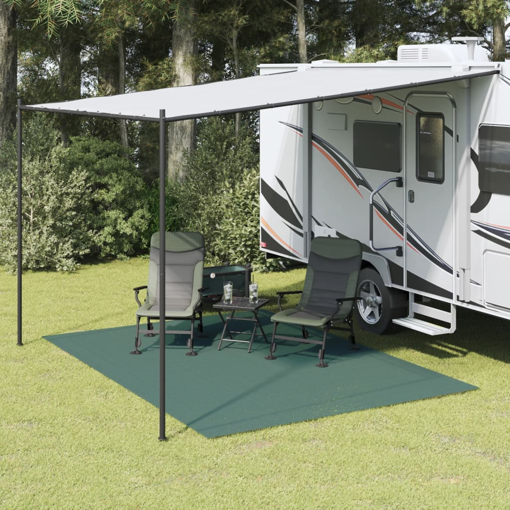 vidaXL Zeltteppich Grün 3,5x2,5 m