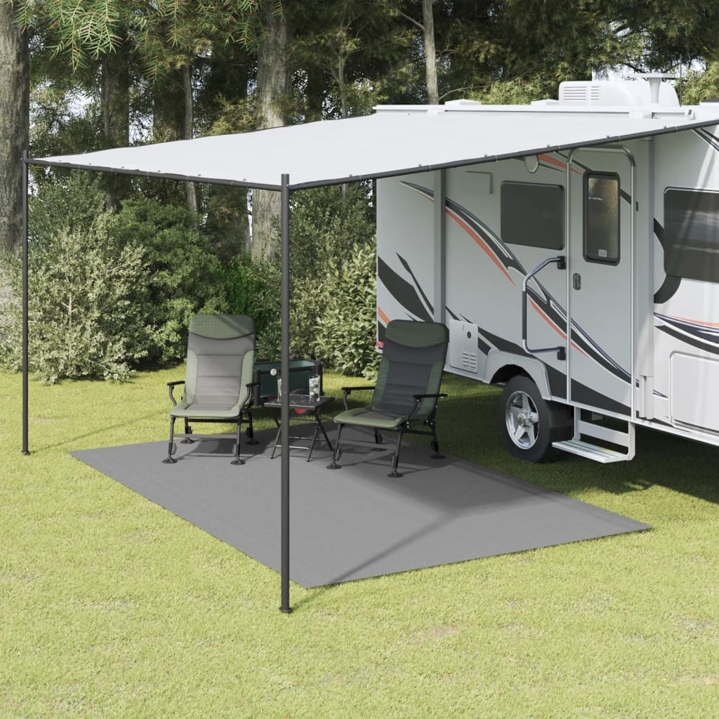 vidaXL Zeltteppich Anthrazit 4x2,5 m