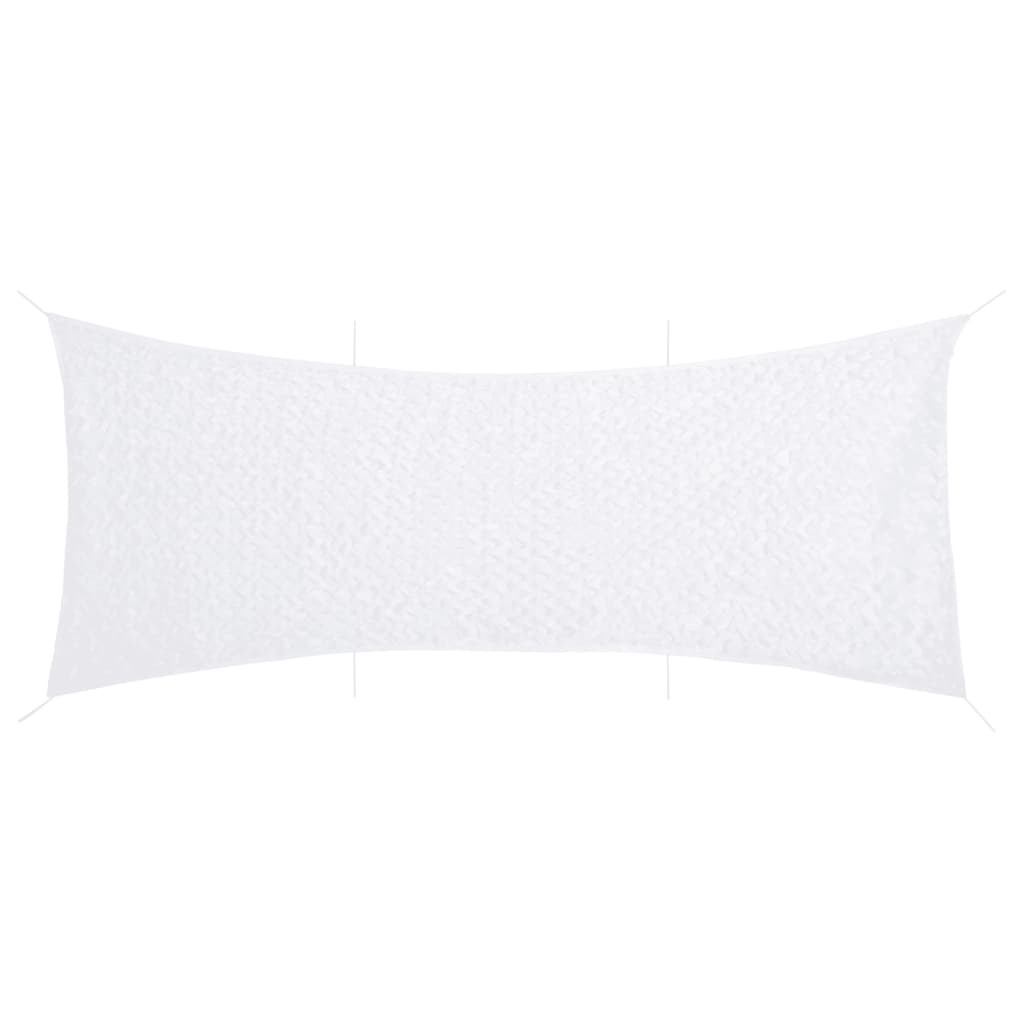 vidaXL Tarnnetz mit Aufbewahrungstasche 627x290 cm Weiß
