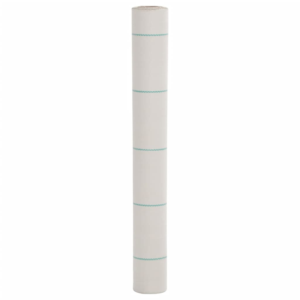 vidaXL Unkrautvlies Weiß 1x25 m PP