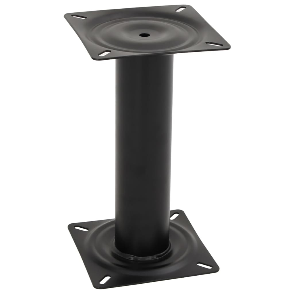 vidaXL Stuhlfuß für Bootssitz Schwarz 33 cm Stahl