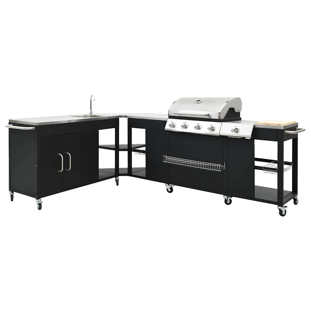 Gasgrill-Set 4+1 HOEK DE & AT Modell