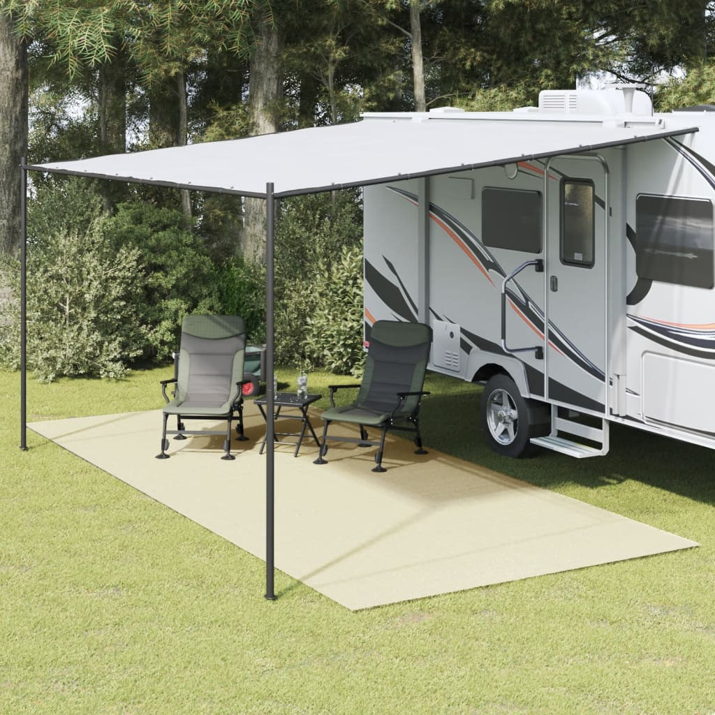 vidaXL Zeltteppich Creme 5,5x2,5 m