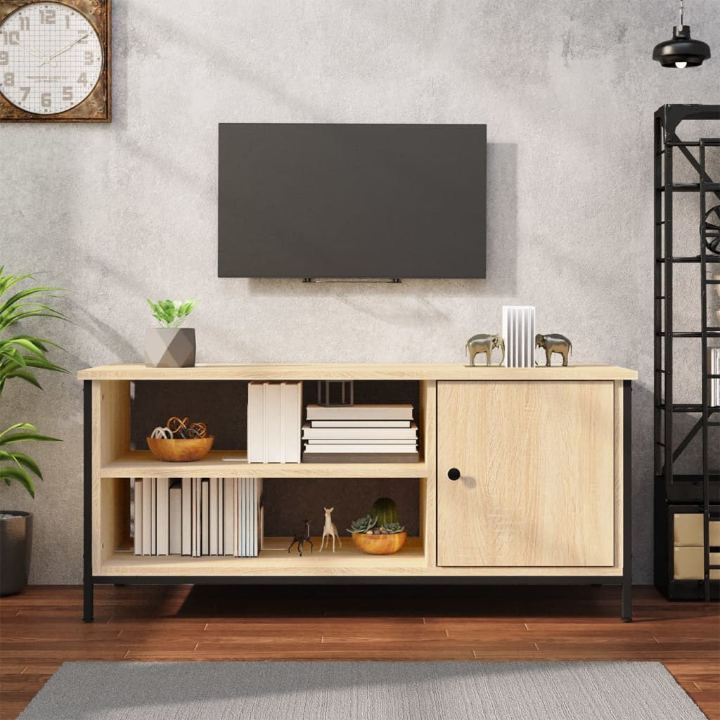 vidaXL TV-Schrank Sonoma-Eiche 100x40x45 cm Holzwerkstoff