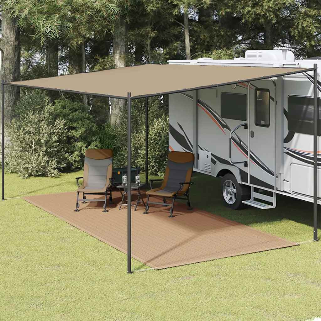 vidaXL Zeltteppich 250x550 cm Taupe
