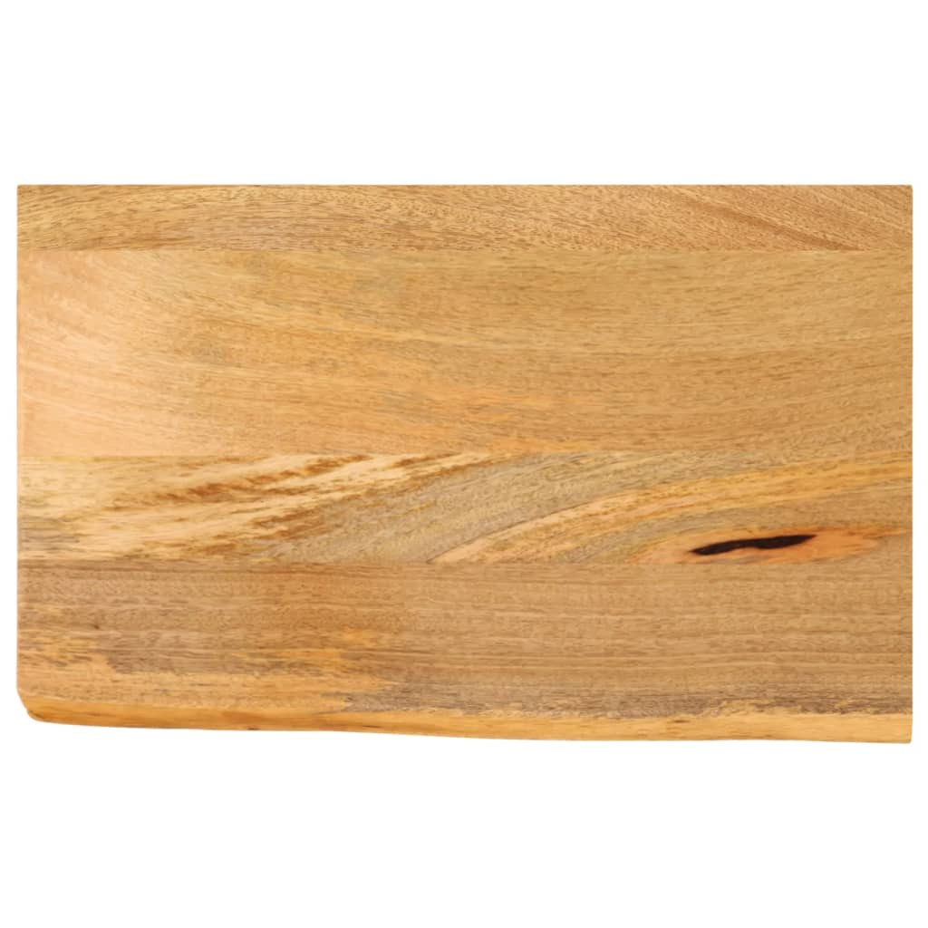 vidaXL Tischplatte mit Baumkante 40x20x2,5 cm Massivholz Mango