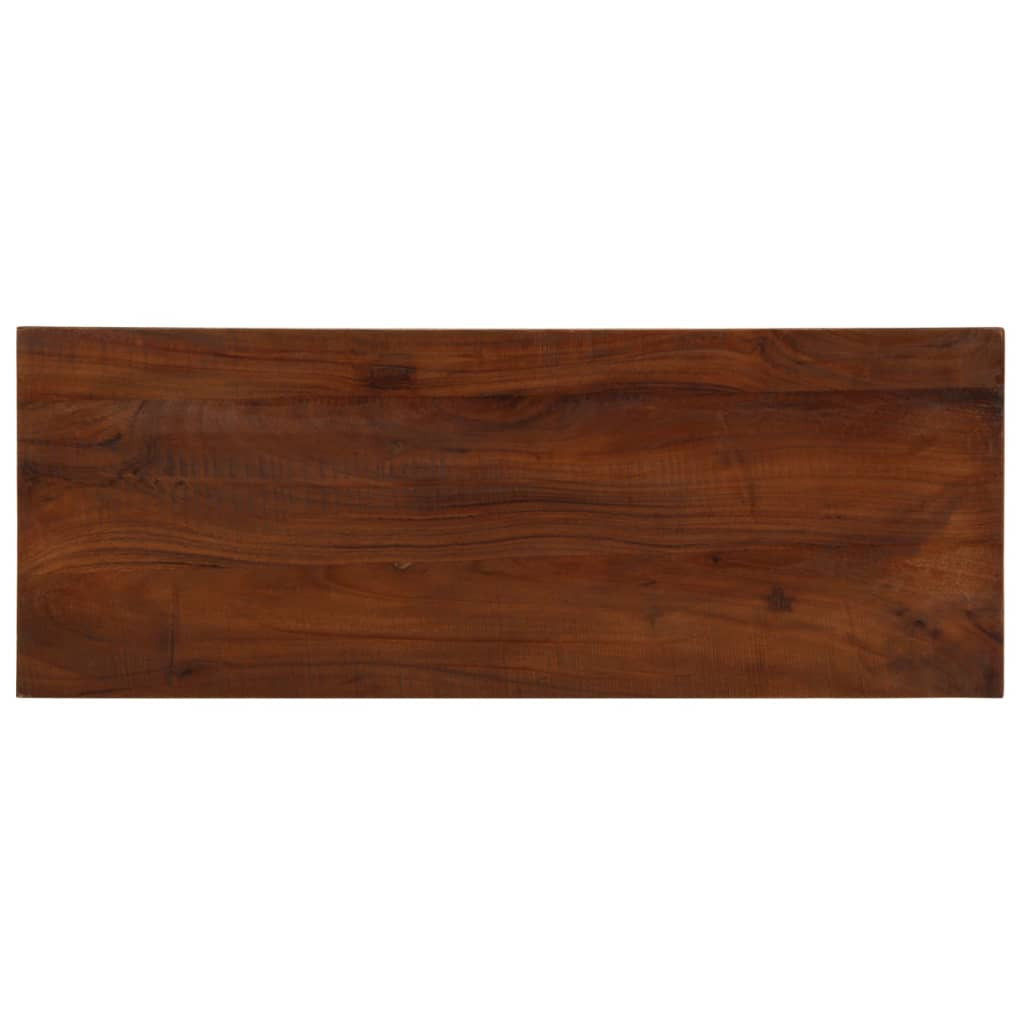 vidaXL Tischplatte 80x20x3,8 cm Rechteckig Altholz Massiv