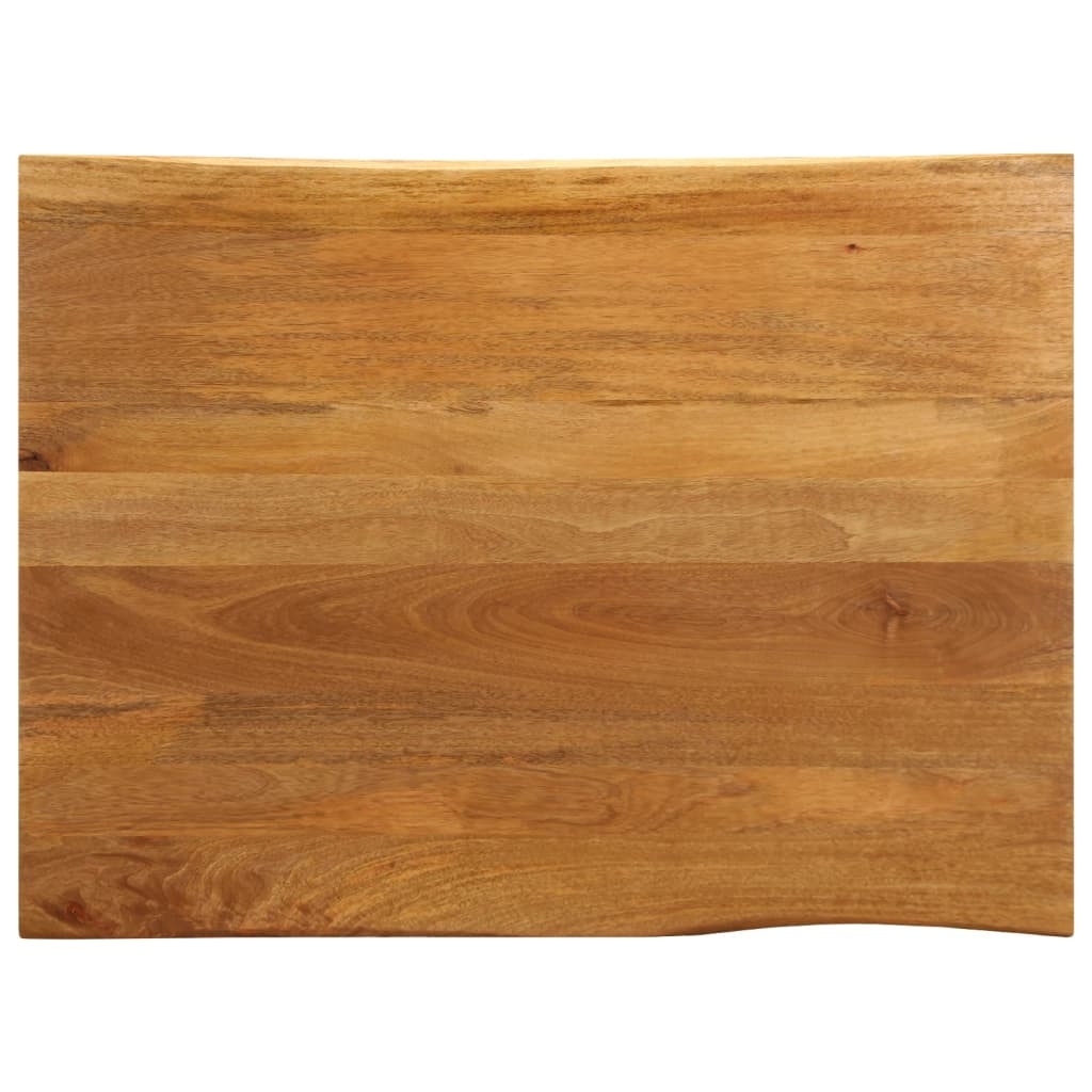 vidaXL Tischplatte mit Baumkante 90x80x2,5 cm Massivholz Mango