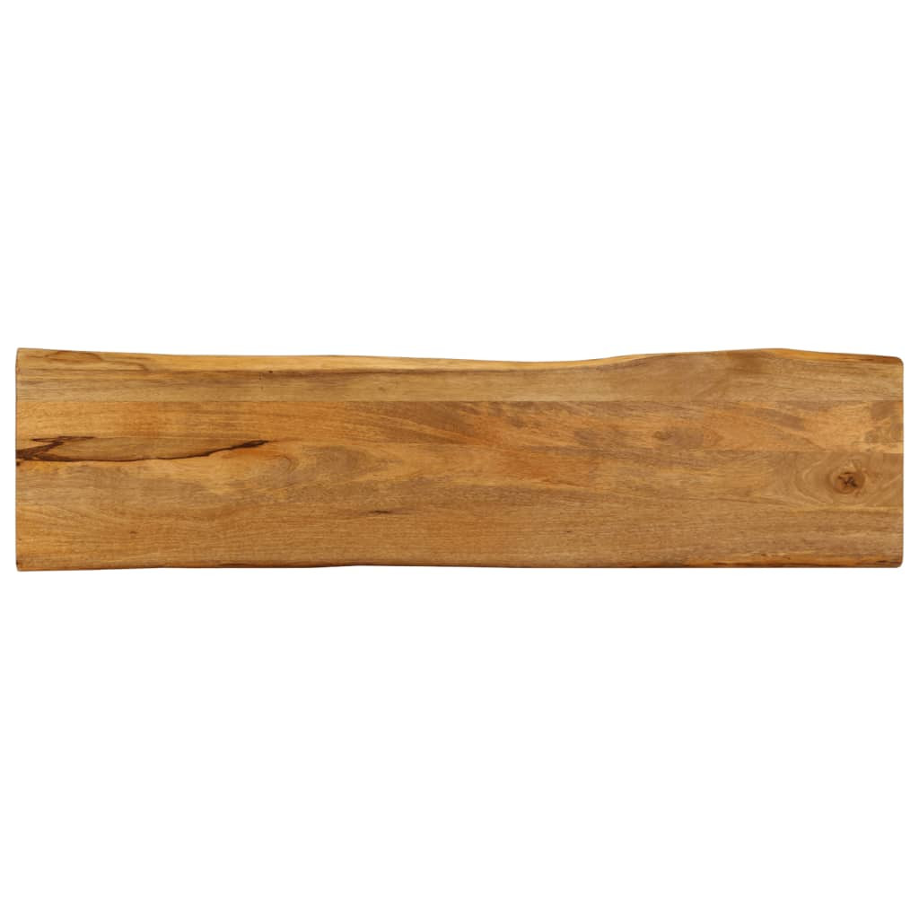 vidaXL Tischplatte mit Baumkante 160x40x3,8 cm Massivholz Mango