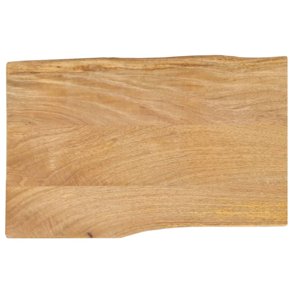 vidaXL Tischplatte mit Baumkante 60x40x2,5 cm Massivholz Mango
