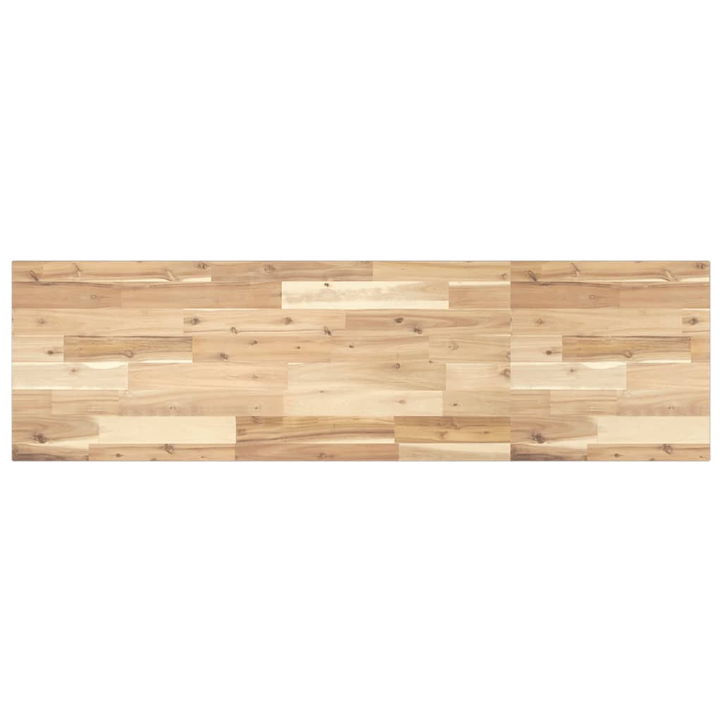 vidaXL Waschtischplatte Unbehandelt 120x40x2 cm Massivholz Akazie