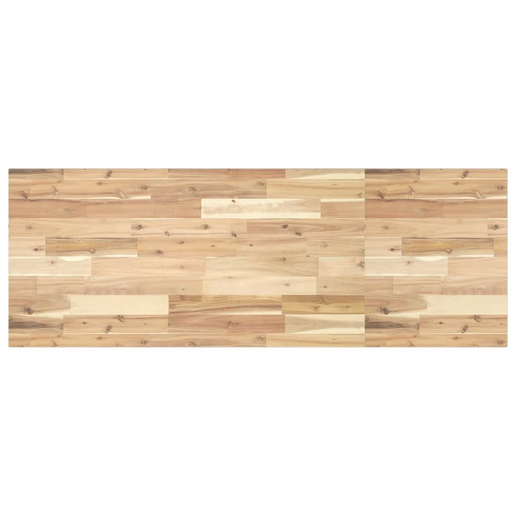 vidaXL Waschtischplatte Unbehandelt 120x50x2 cm Massivholz Akazie