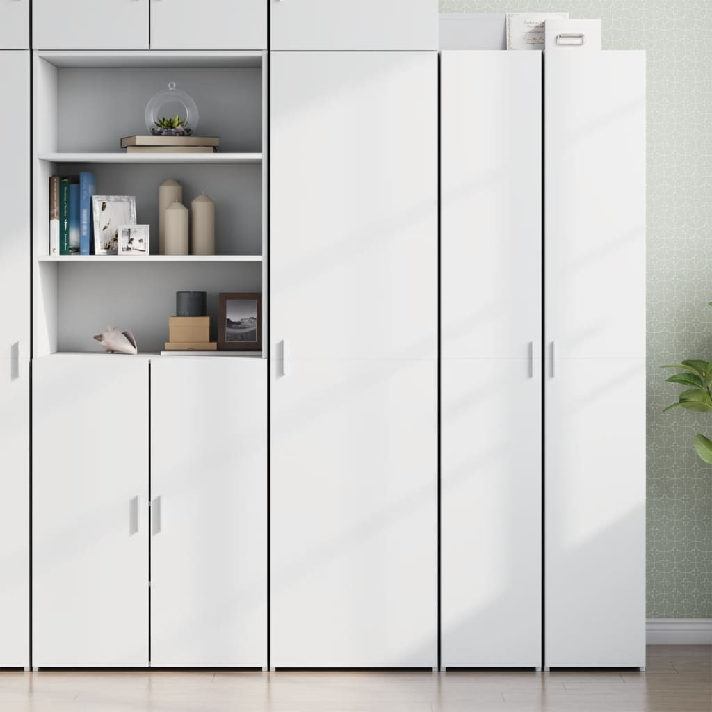 vidaXL Highboard Weiß 50x42,5x185 cm Holzwerkstoff