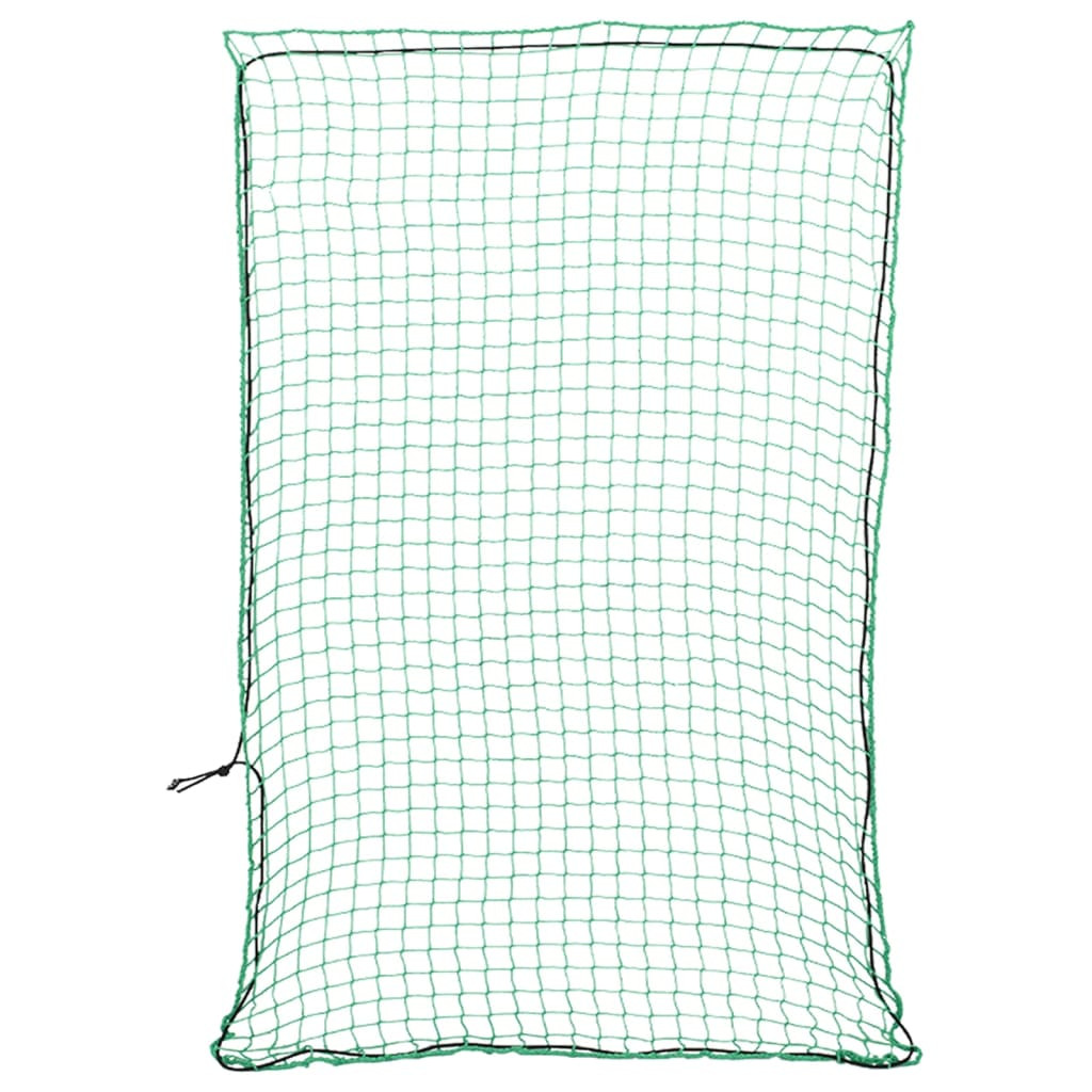 vidaXL Anhängernetz mit Gummiseil Grün 5x3,5 m PP