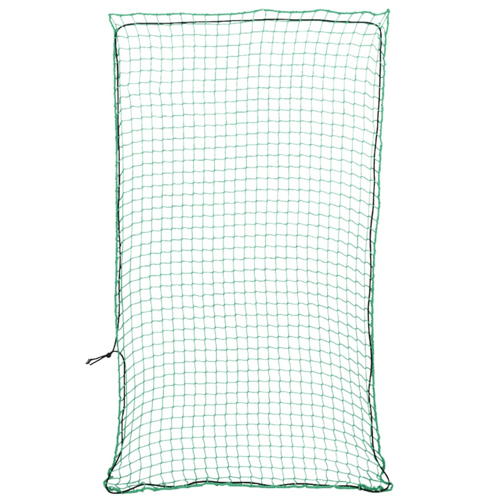 vidaXL Anhängernetz mit Gummiseil Grün 2,5x1,5 m PP