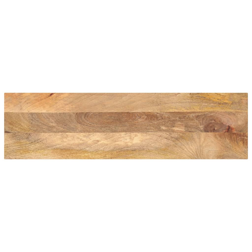 vidaXL Tischplatte 120x40x2,5 cm Rechteckig Massivholz Mango