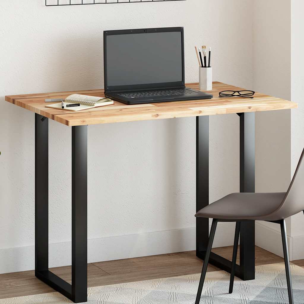 vidaXL Tischplatte Rechteckig 100x70x2 cm Massivholz Akazie