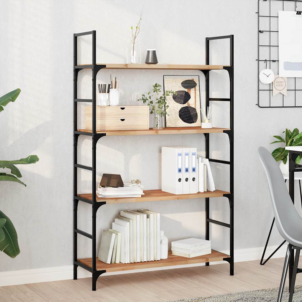 vidaXL Schweberegale 4 Stk. 80x30x2 cm Massivholz Akazie Ölbehandelt