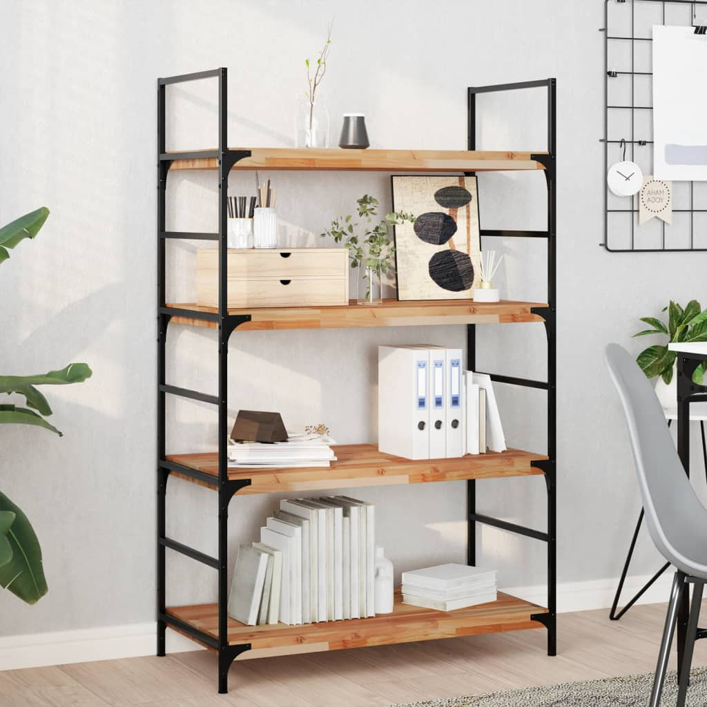 vidaXL Schweberegal 100x40x4 cm Massivholz Akazie Ölbehandelt