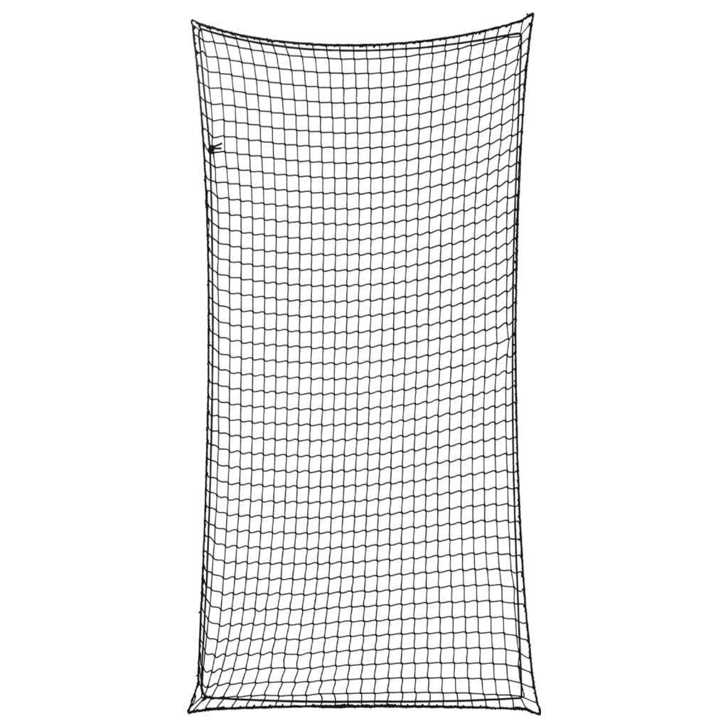 vidaXL Anhängernetz mit Gummiseil Schwarz 7x3,5 m PP