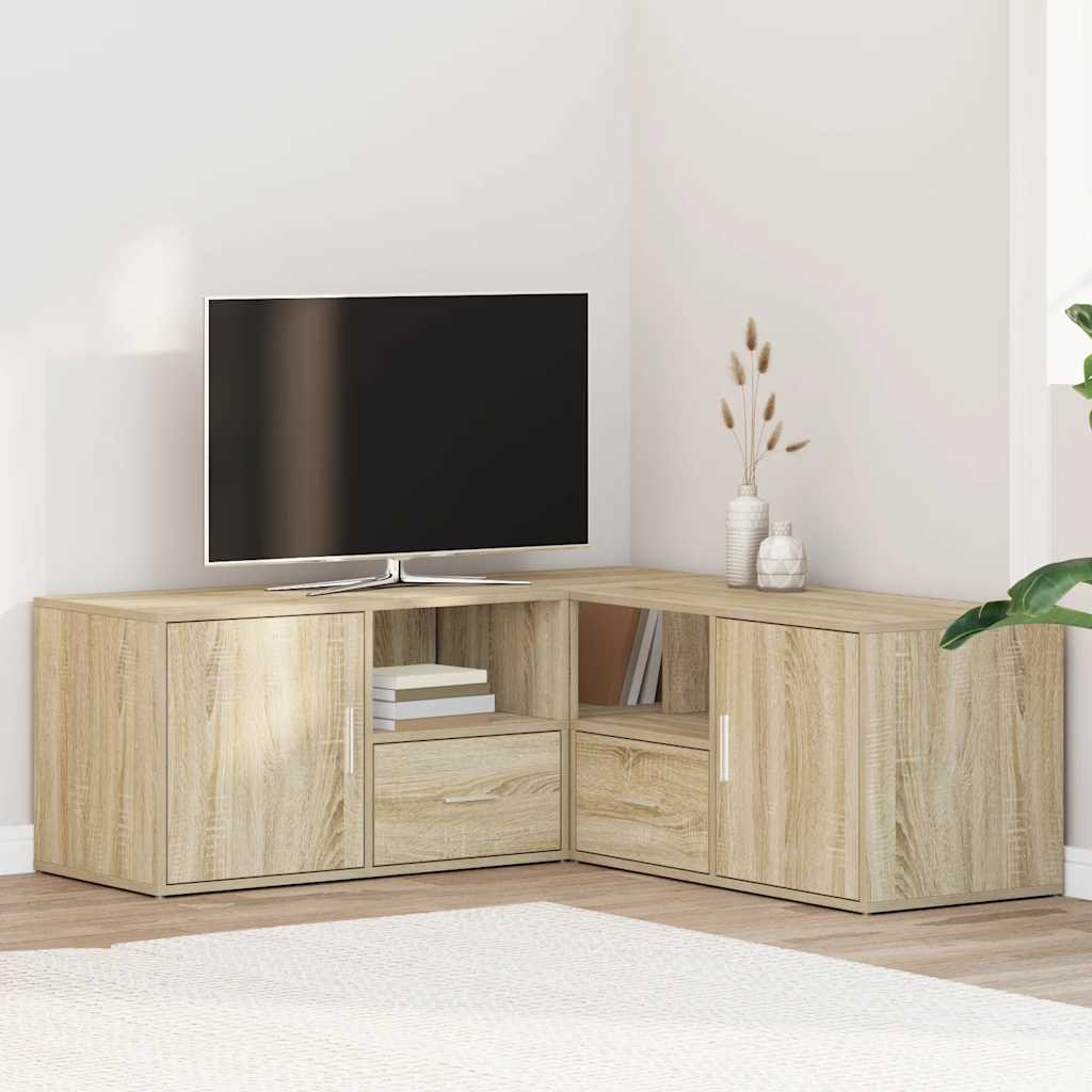 vidaXL Eckregal Sonoma-Eiche 200x40x45 cm Holzwerkstoff