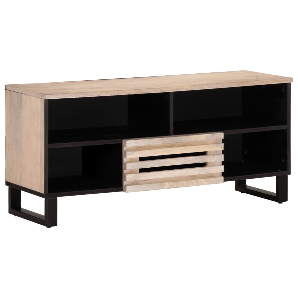 vidaXL TV-Schrank 100x34x46 cm Massivholz Mango
