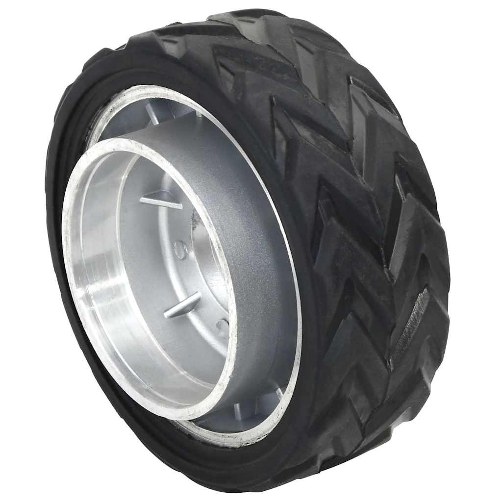 vidaXL Ersatzrad für Anhänger-Stützrad Ø19,5x10 cm Aluminium und Gummi