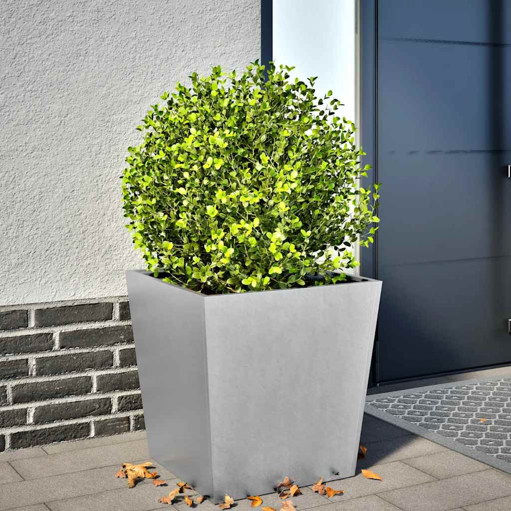 vidaXL Pflanzkübel 50x50x50 cm Verzinkter Stahl