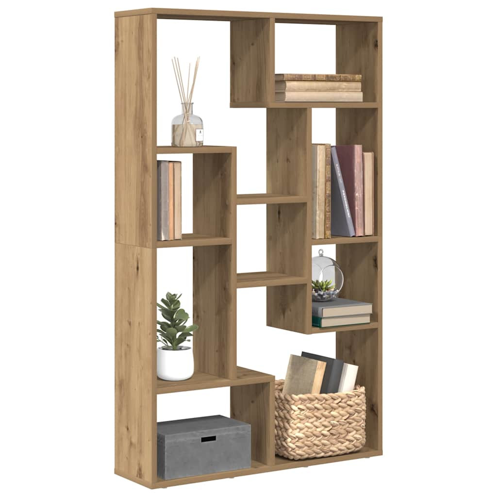 vidaXL Bücherregal Artisan-Eiche 72x20x120,5 cm Holzwerkstoff