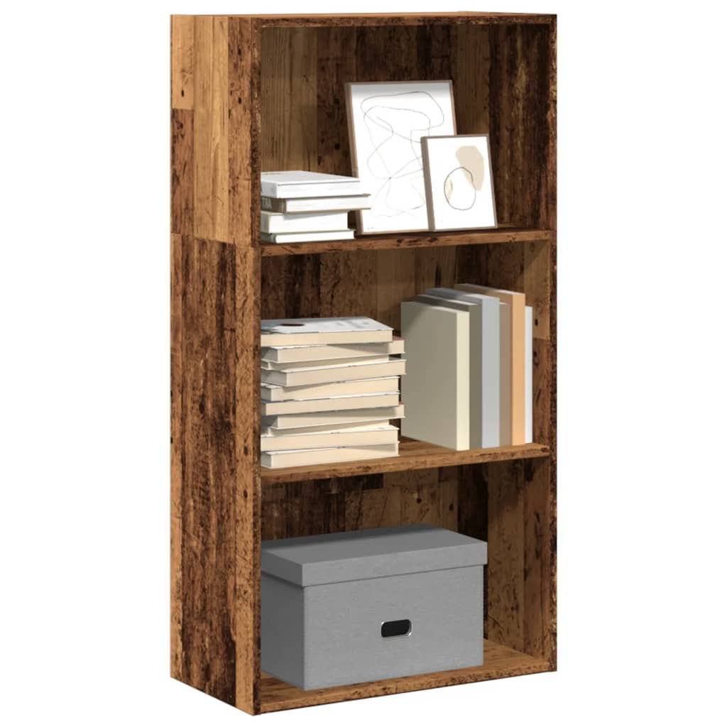 vidaXL Bücherregal Altholz-Optik 60x30x114 cm Holzwerkstoff
