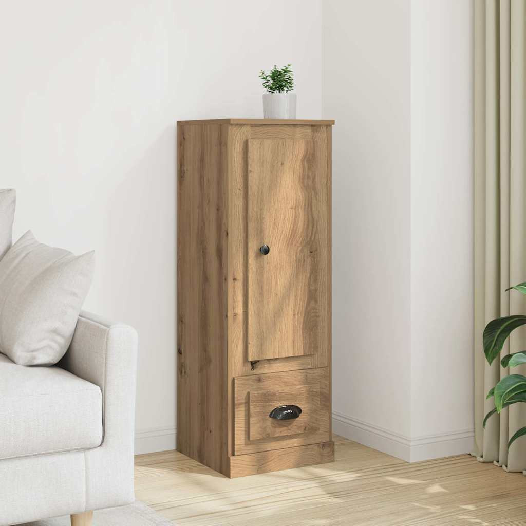 vidaXL Highboard Artisan-Eiche 36x35,5x103,5 cm Holzwerkstoff