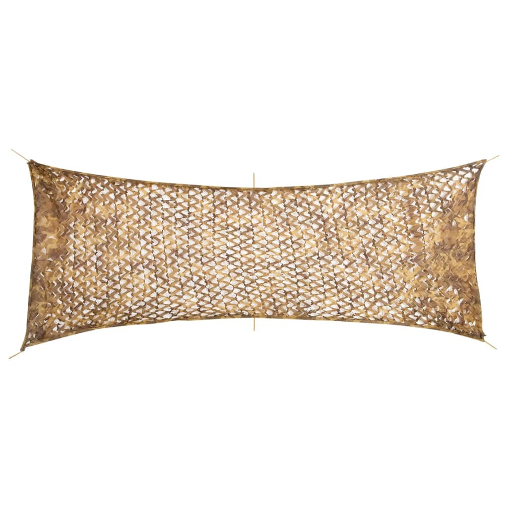 vidaXL Tarnnetz mit Aufbewahrungstasche 412x144 cm Sandfarbe