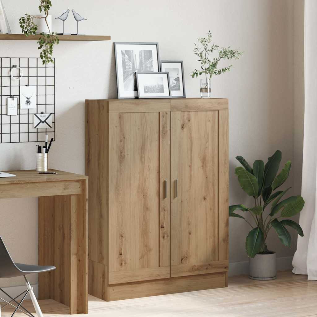 vidaXL Bücherschrank Artisan-Eiche 82,5x30,5x115 cm Holzwerkstoff