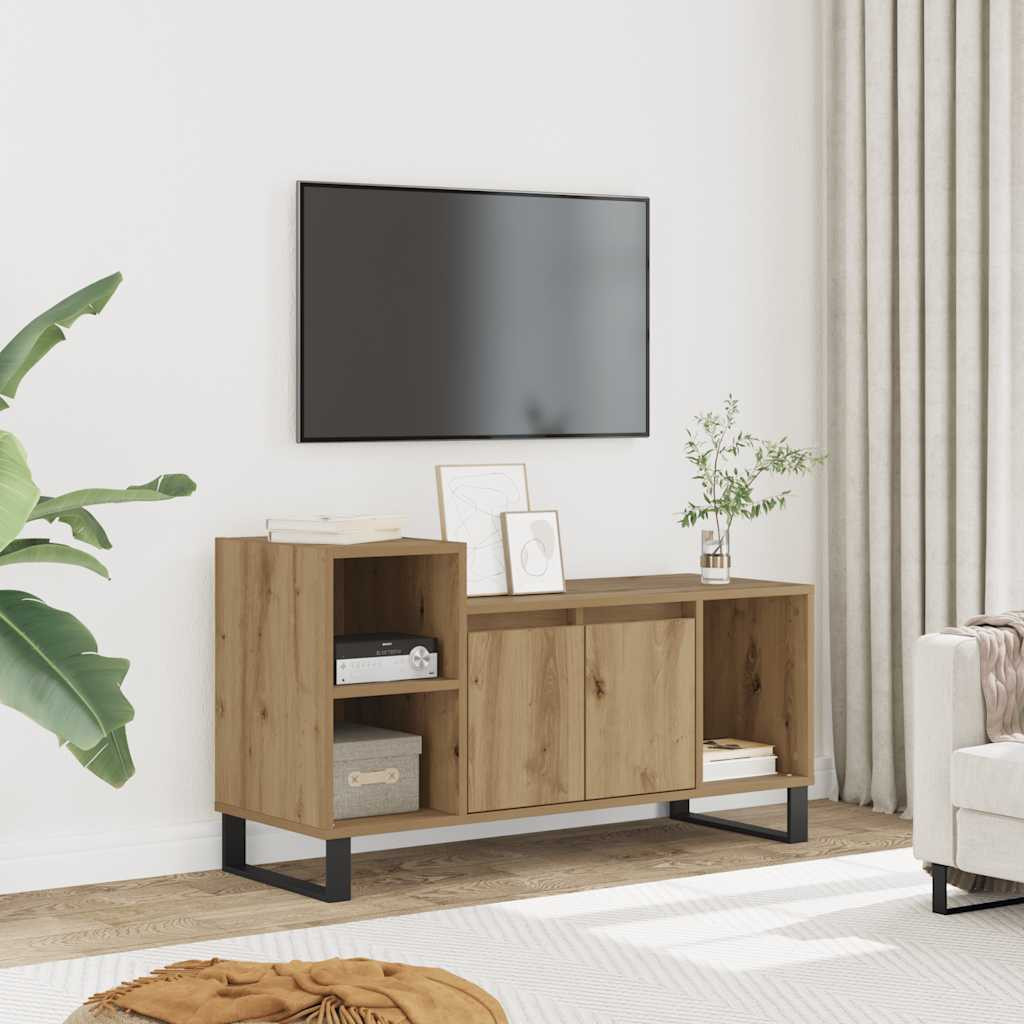 vidaXL TV-Schrank Artisan-Eiche 100x35x55 cm Holzwerkstoff
