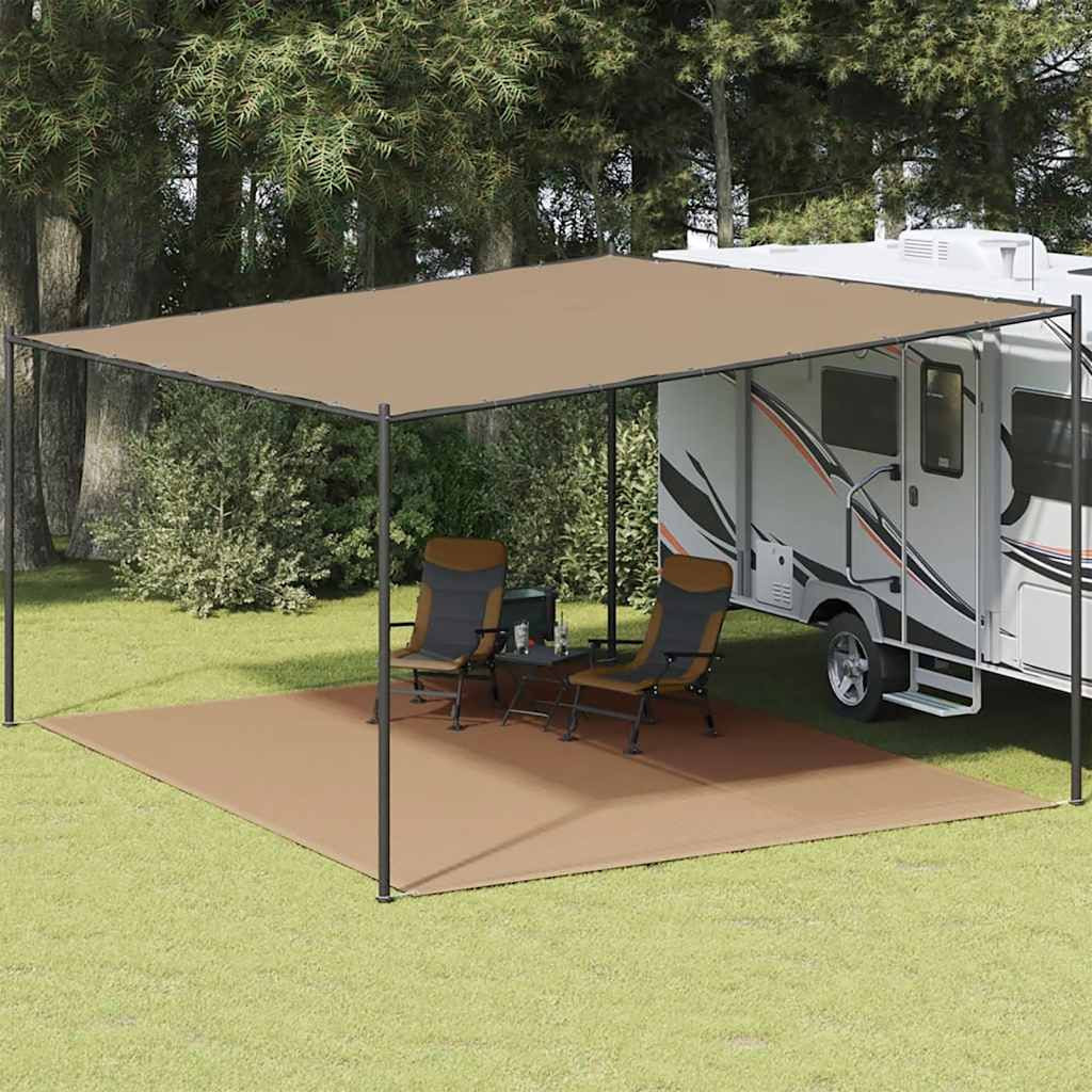 vidaXL Zeltteppich 400x500 cm Taupe
