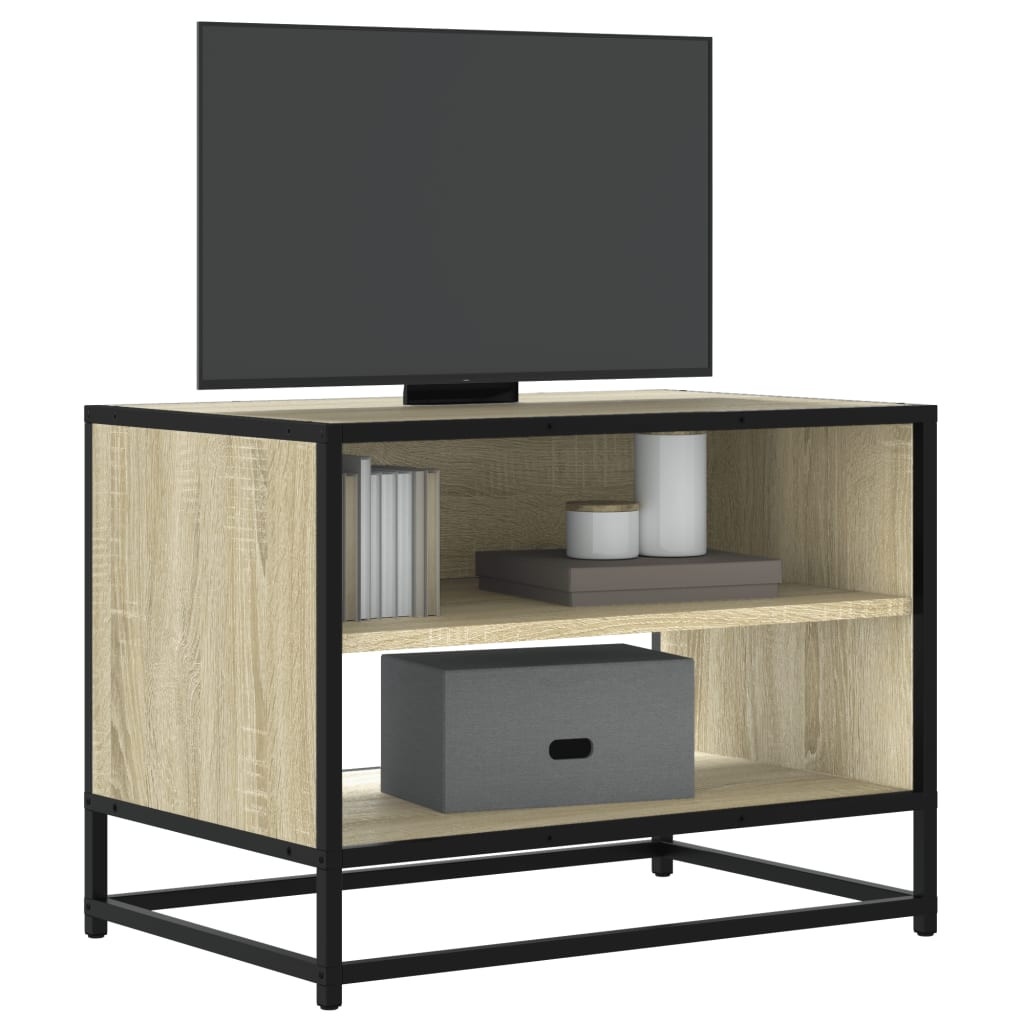 vidaXL TV-Schrank Sonoma-Eiche 61x40x46 cm Holzwerkstoff und Metall
