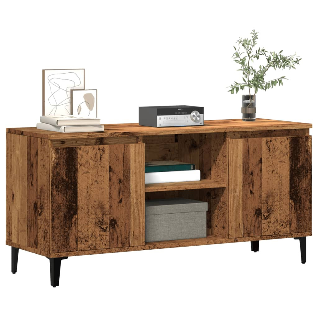 vidaXL TV-Schrank Altholz-Optik 102x35x50 cm Holzwerkstoff