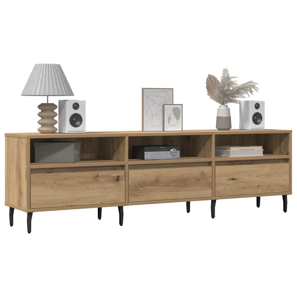 vidaXL TV-Schrank Artisan-Eiche 150x30x44,5 cm Holzwerkstoff