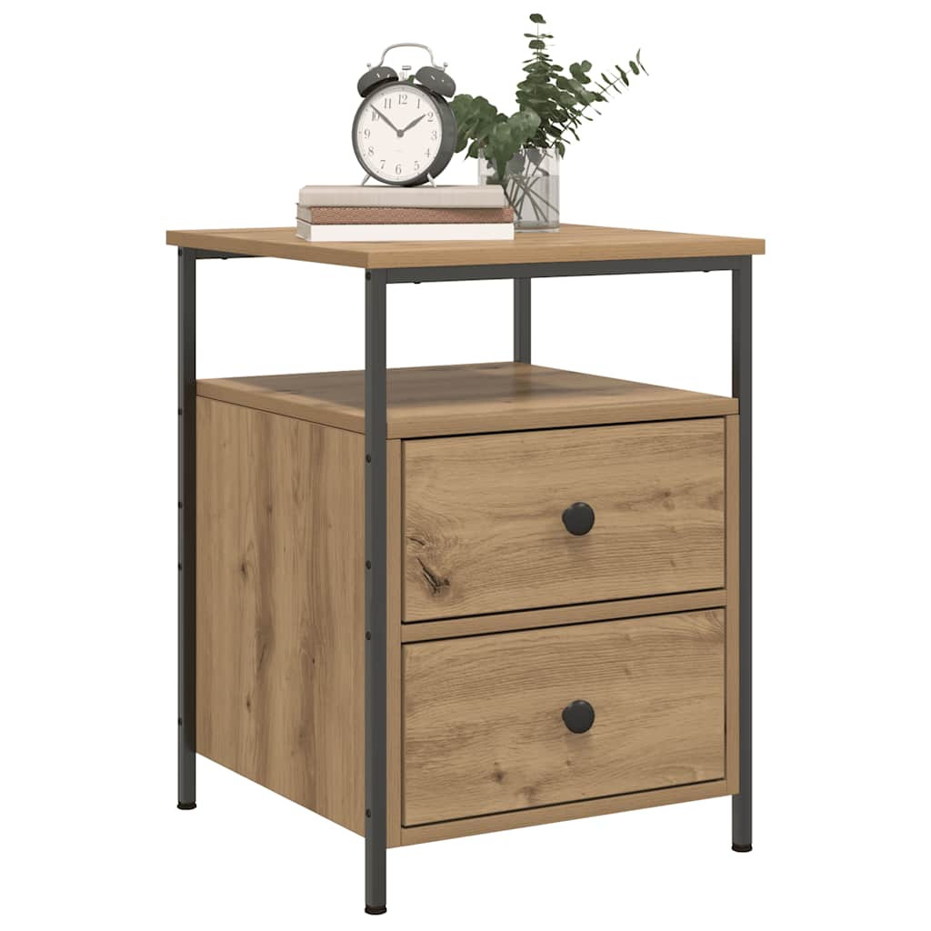 vidaXL Nachttisch Artisan-Eiche 44x45x60 cm Holzwerkstoff