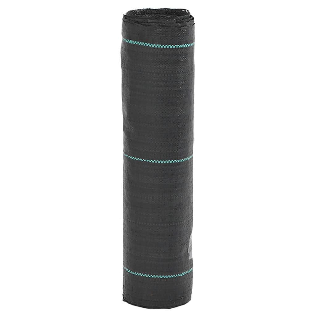 vidaXL Unkrautmembran Schwarz 0,5x50 m PP