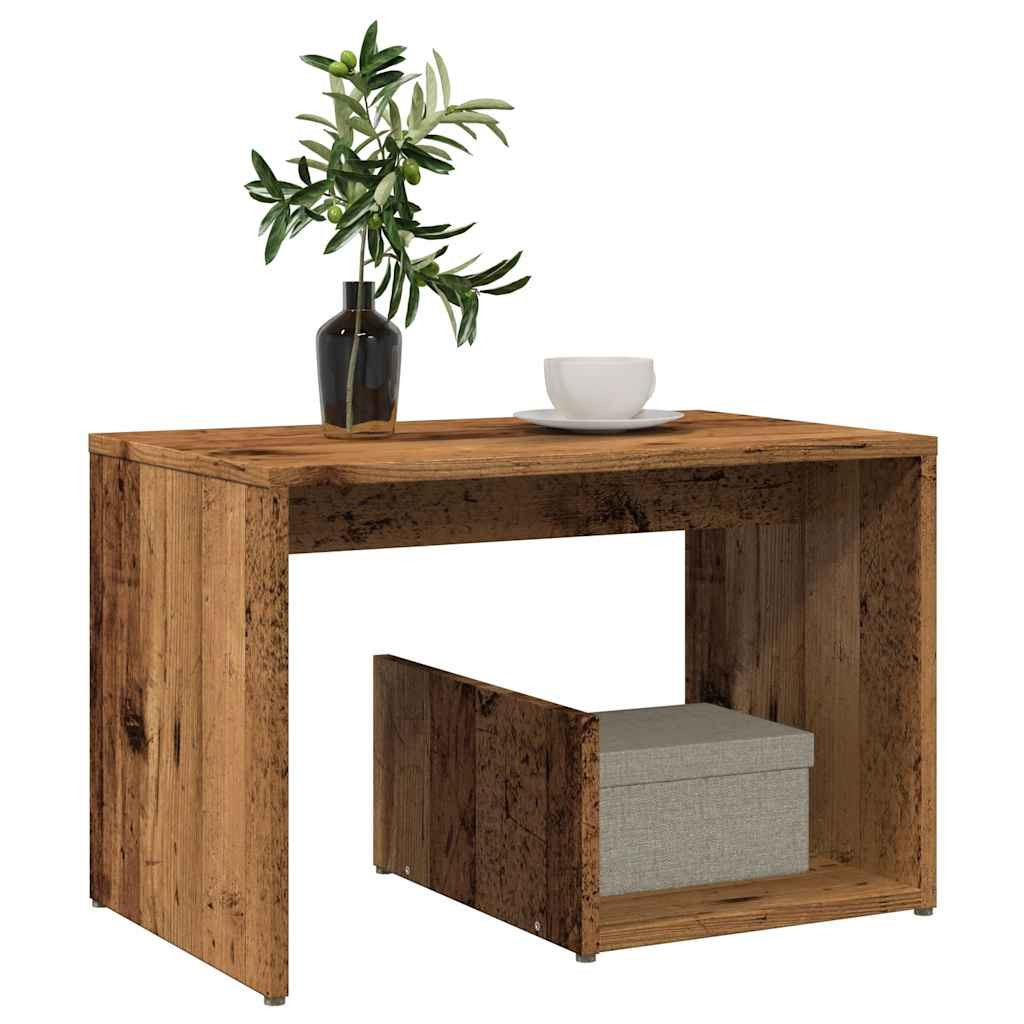 vidaXL Beistelltisch Altholz-Optik 59x36x38 cm Holzwerkstoff
