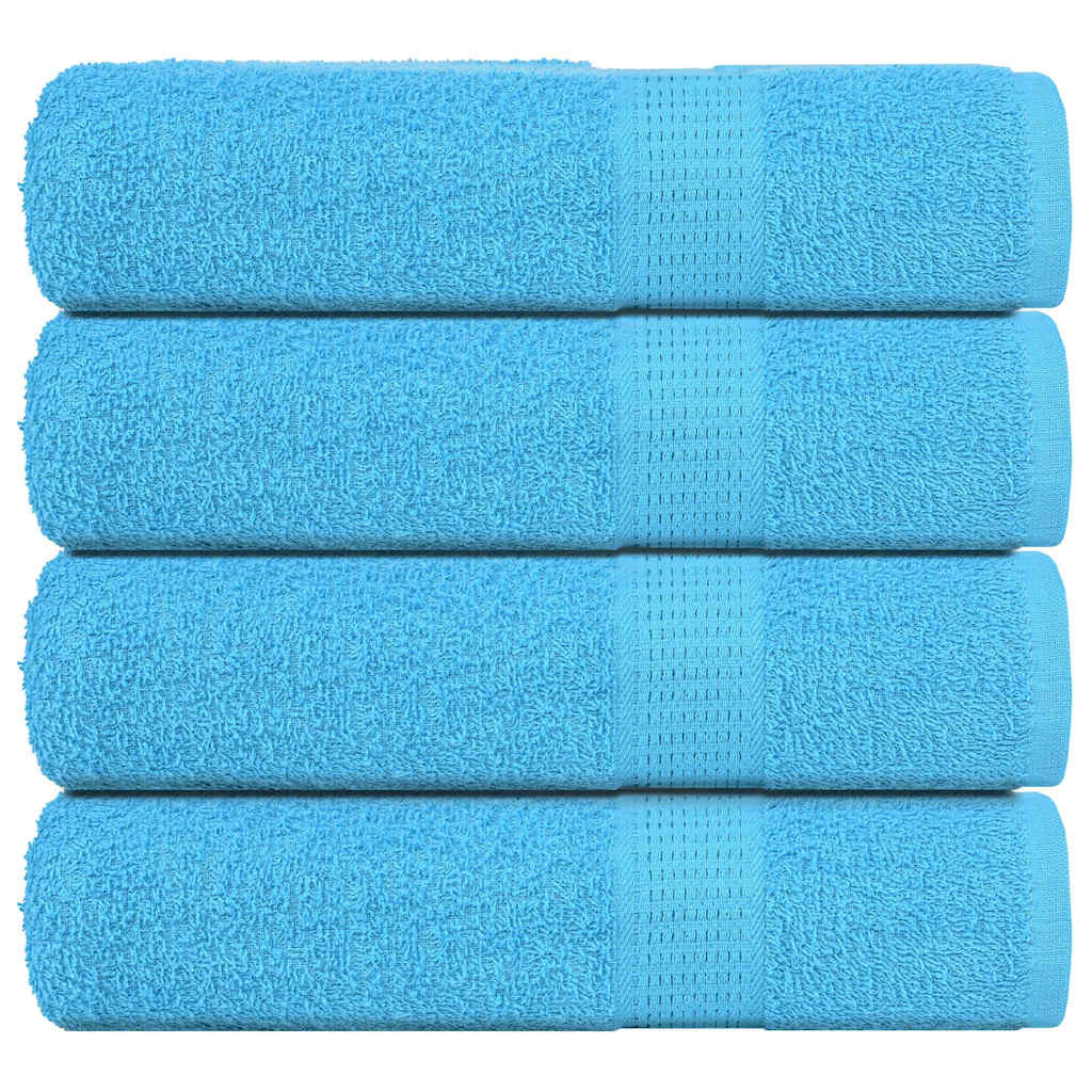 vidaXL Handtücher FROGN 4 Stk. Türkis 50x100 cm 360 g/m²
