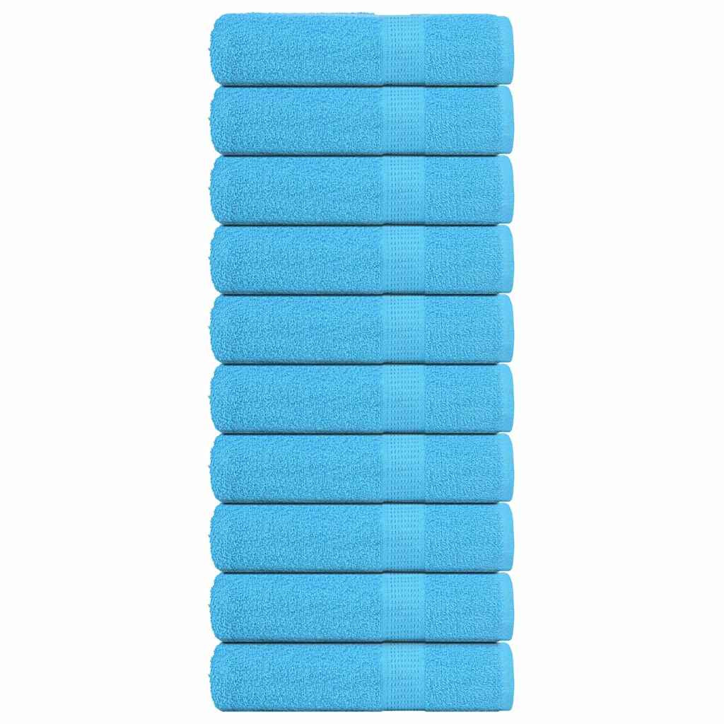 vidaXL Badetücher FROGN 10 Stk. Türkis 100x150 cm 360 g/m²