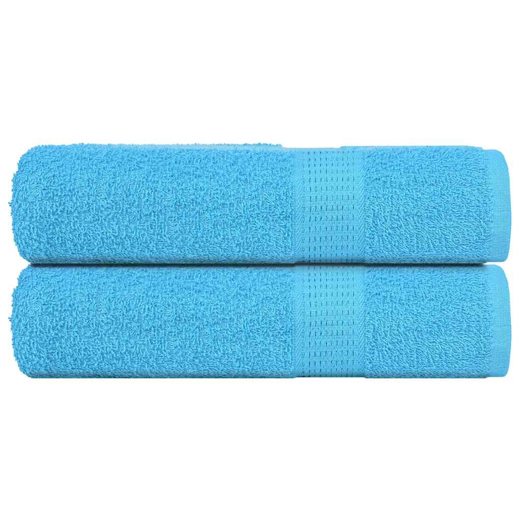 vidaXL Duschtücher FROGN 2 Stk. Türkis 70x140 cm 360 g/m²