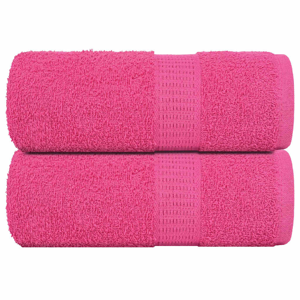 vidaXL Gästetücher FROGN 2 Stk. Rosa 30x50 cm 360 g/m²