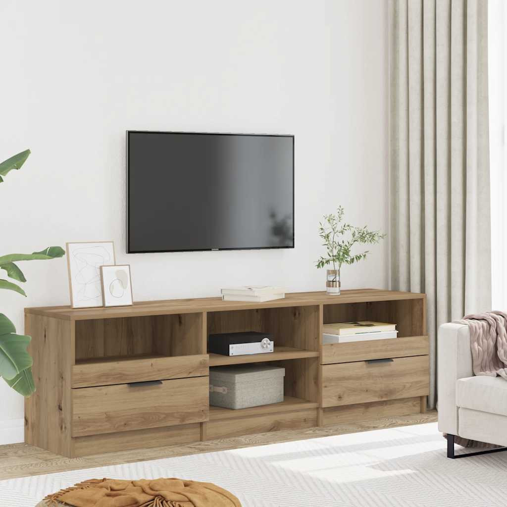 vidaXL TV-Schrank Artisan-Eiche 150x33,5x45 cm Holzwerkstoff